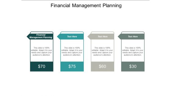 Financial Management Planning Ppt PowerPoint Presentation Layouts Designs Cpb