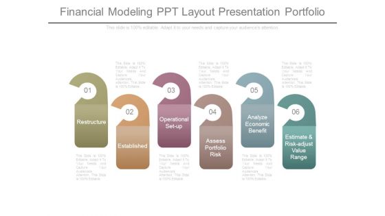 Financial Modeling Ppt Layout Presentation Portfolio