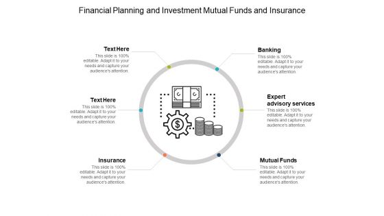 Financial Planning And Investment Mutual Funds And Insurance Ppt PowerPoint Presentation Icon Clipart
