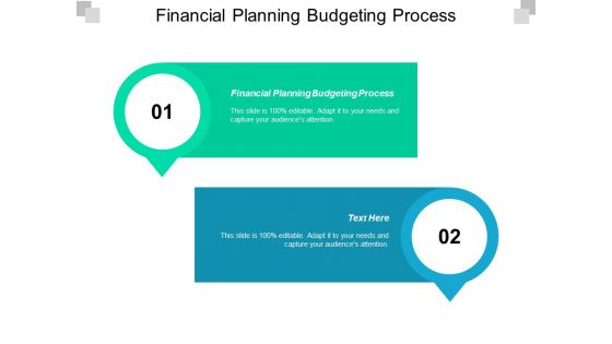 Financial Planning Budgeting Process Ppt PowerPoint Presentation Show Graphics Cpb