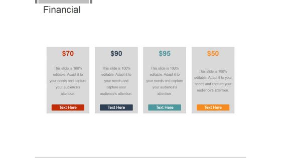 Financial Ppt PowerPoint Presentation Backgrounds