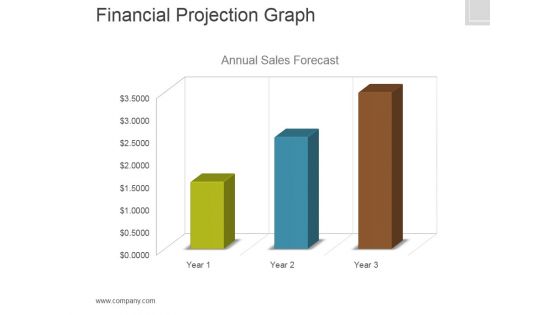 Financial Projection Graph Template 1 Ppt PowerPoint Presentation Clipart