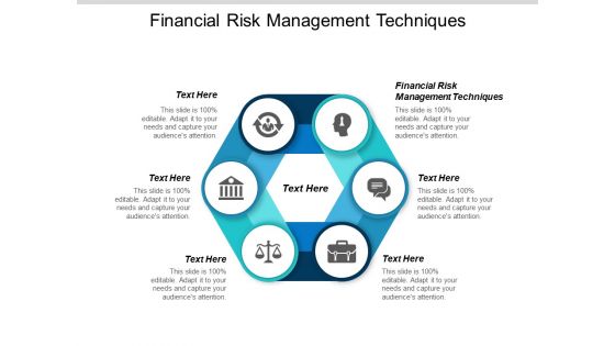 Financial Risk Management Techniques Ppt PowerPoint Presentation Infographic Template Aids Cpb