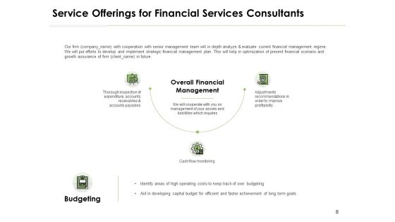Financial Service Consultants Proposal Ppt PowerPoint Presentation Complete Deck With Slides