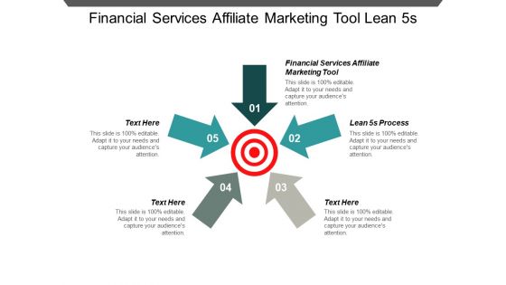 Financial Services Affiliate Marketing Tool Lean 5S Process Ppt PowerPoint Presentation Show Introduction