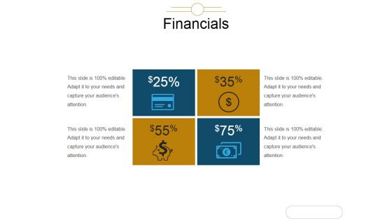 Financials Ppt PowerPoint Presentation Icon Financials Ppt PowerPoint Presentation Icon