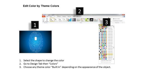 Finger Print Circuit For Security Analysis Powerpoint Template