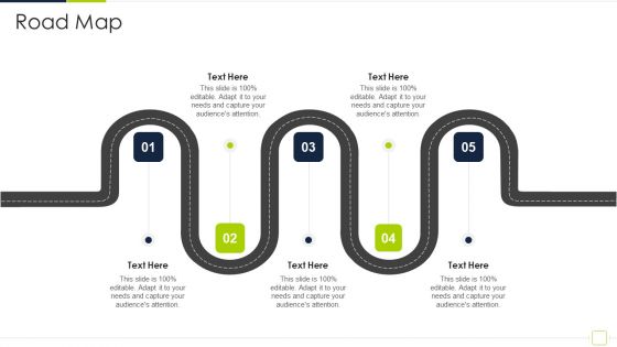 Fintech Solutions Company Venture Capitalist Funding Elevator Road Map Structure PDF