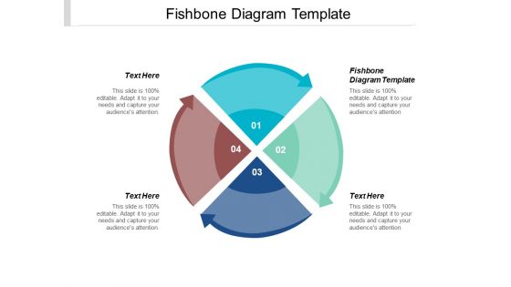 Fishbone Diagram Template Ppt Powerpoint Presentation Model Example File Cpb