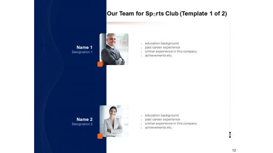 Fitness Sporting Club Proposal Ppt PowerPoint Presentation Complete Deck With Slides