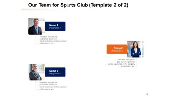 Fitness Sporting Club Proposal Ppt PowerPoint Presentation Complete Deck With Slides