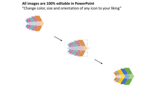 Five Arrows For Financial Planning Powerpoint Template