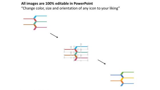 Five Arrows Options Infographics Layout Powerpoint Template