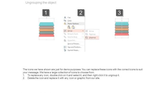 Five Business Steps For Strategy Formulation Powerpoint Slides