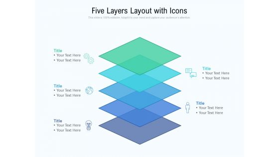 Five Layers Layout With Icons Ppt PowerPoint Presentation File Templates