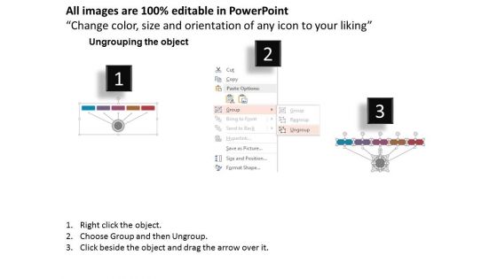 Five Options Infographics For Financial Analysis Powerpoint Template