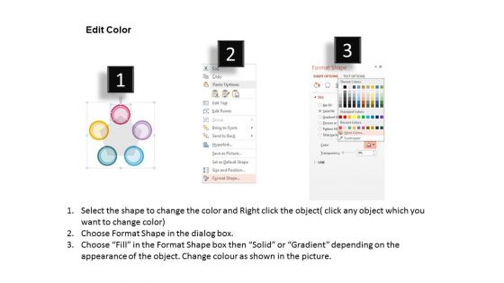 Five Options Model Infographic Diagram Powerpoint Template