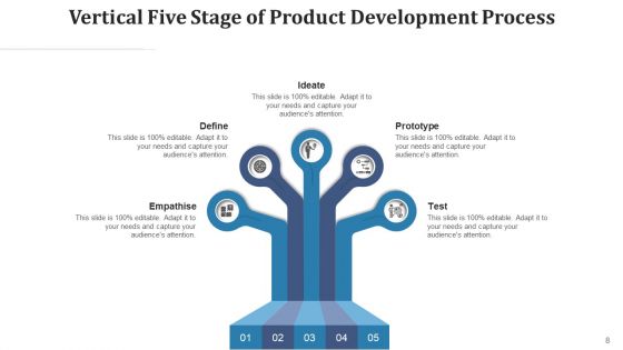 Five Phase Vertical Marketing Campaign Ppt PowerPoint Presentation Complete Deck With Slides