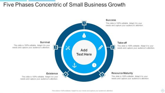 Five Phases Concentric Ppt PowerPoint Presentation Complete With Slides