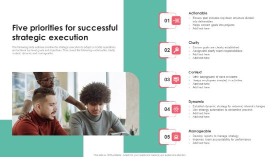 Five Priorities For Successful Strategic Execution Introduction PDF