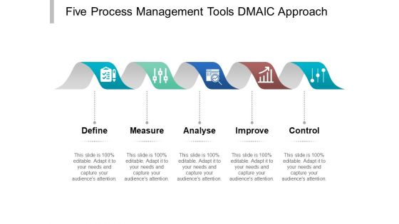 Five Process Management Tools Dmaic Approach Ppt PowerPoint Presentation File Layouts