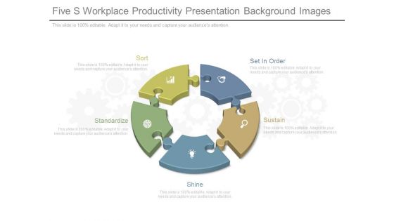 Five S Workplace Productivity Presentation Background Images