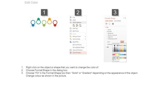 Five Sequential Year Tags Timeline Diagram Powerpoint Slides