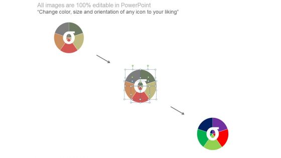 Five Sigma Road Map Circle Chart Ppt Slides