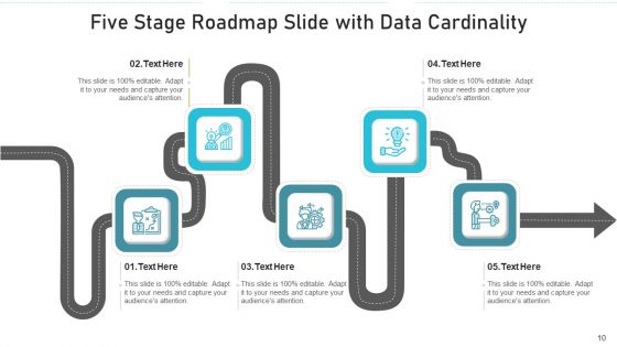 Five Stage Roadmap Provenance Data Ppt PowerPoint Presentation Complete Deck With Slides