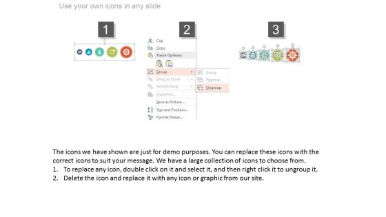 Five Staged Timeline For Financial Planning Powerpoint Slides