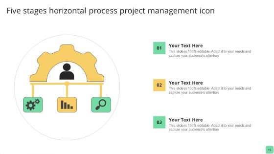 Five Stages Horizontal Process Ppt PowerPoint Presentation Complete With Slides