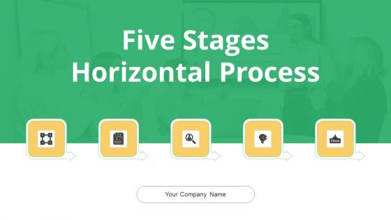 Five Stages Horizontal Process Ppt PowerPoint Presentation Complete With Slides