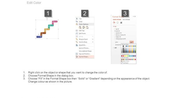 Five Stairs Success Steps Diagram Powerpoint Slides