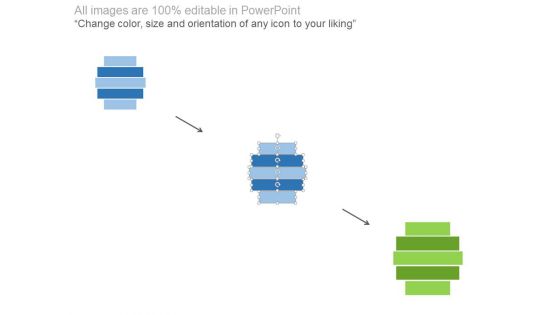 Five Steps Box Diagram For Information Display Powerpoint Template