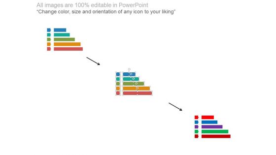 Five Steps Chart For Underlying Assumptions Powerpoint Template