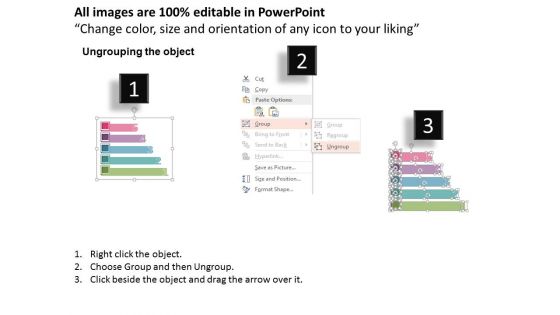 Five Steps For Business Strategy And Planning Powerpoint Template