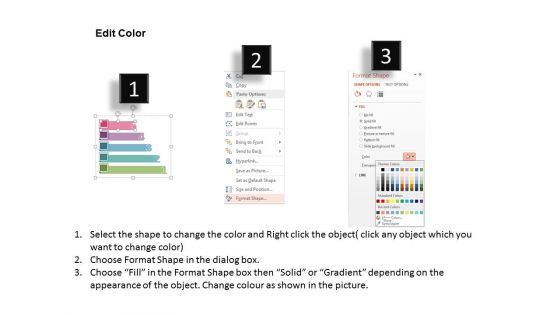 Five Steps For Business Strategy And Planning Powerpoint Template