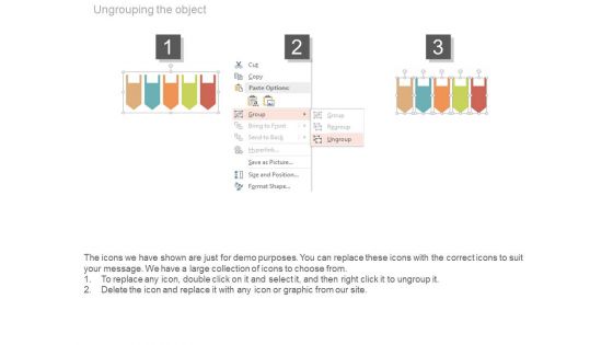 Five Steps For Data Compare And Analysis Powerpoint Template