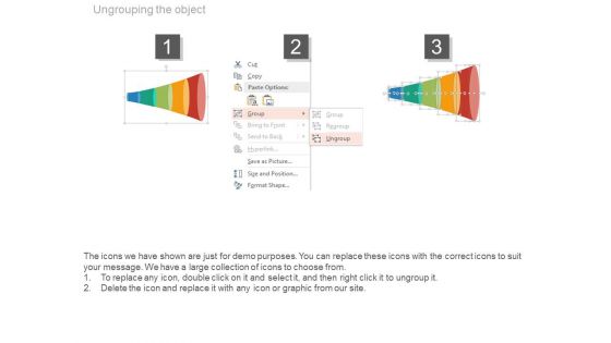 Five Steps For Market Entry Strategy Powerpoint Template