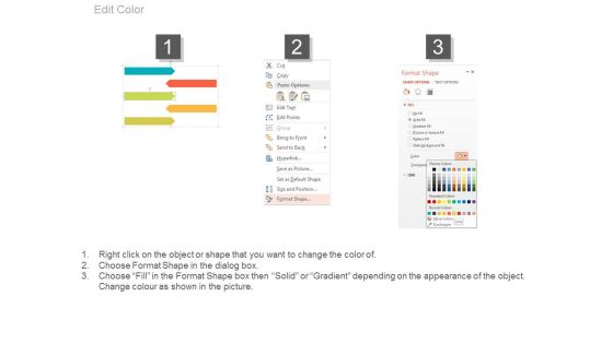 Five Steps Infographic For Information Display Powerpoint Slides