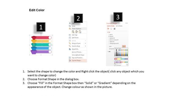 Five Steps Infographic Process Chart Powerpoint Template