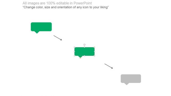 Five Steps Linear Chart For Financial Growth Powerpoint Slides