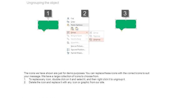 Five Steps Linear Chart For Financial Growth Powerpoint Slides