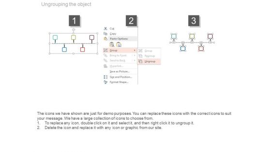 Five Steps Linear Timeline For Sales Planning Powerpoint Slides