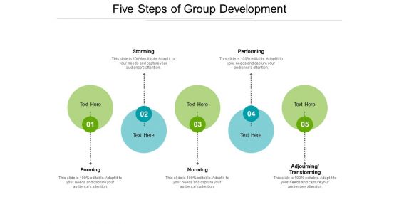 Five Steps Of Group Development Ppt PowerPoint Presentation Templates PDF Five Steps Of Group Development Ppt PowerPoint Presentation Templates PDF