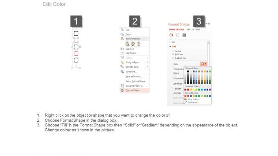 Five Steps Of Marketing Agenda Powerpoint Slides