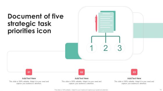 Five Strategic Priorities Ppt PowerPoint Presentation Complete Deck With Slides