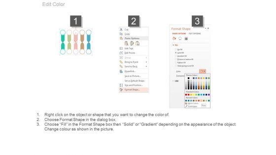Five Twisted Tags For Option Pricing Powerpoint Template