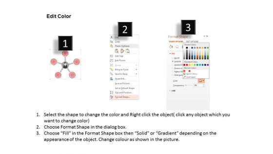 Five Types Of Market Research Powerpoint Template