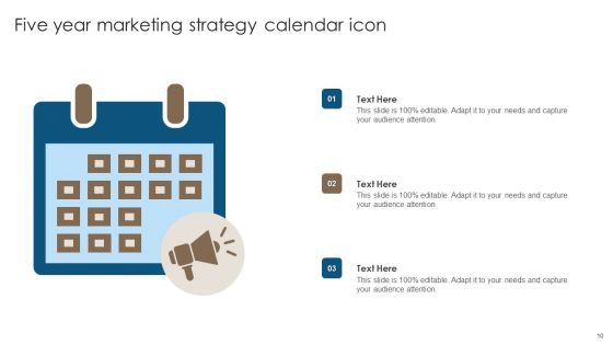 Five Year Marketing Strategy Ppt PowerPoint Presentation Complete Deck With Slides